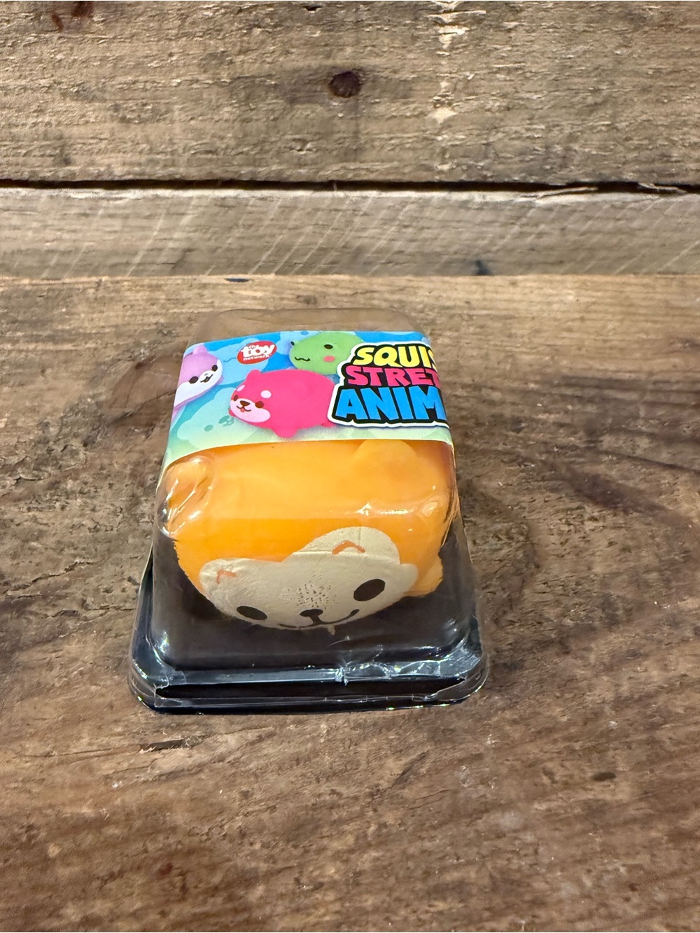 Orange Bear Mini Squishy Toy